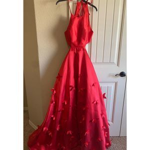 Red  Size 14 Ball gown dress